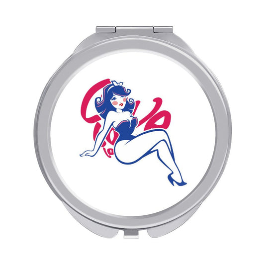 Custom Compact Mirror | Electroplated Iron & HD Silver Glass