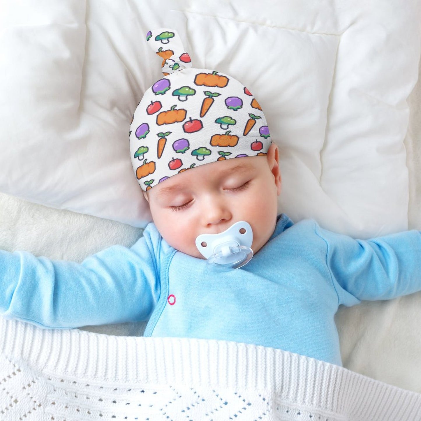 Personalized Baby Beanie | Custom Newborn Knot Hat Gift