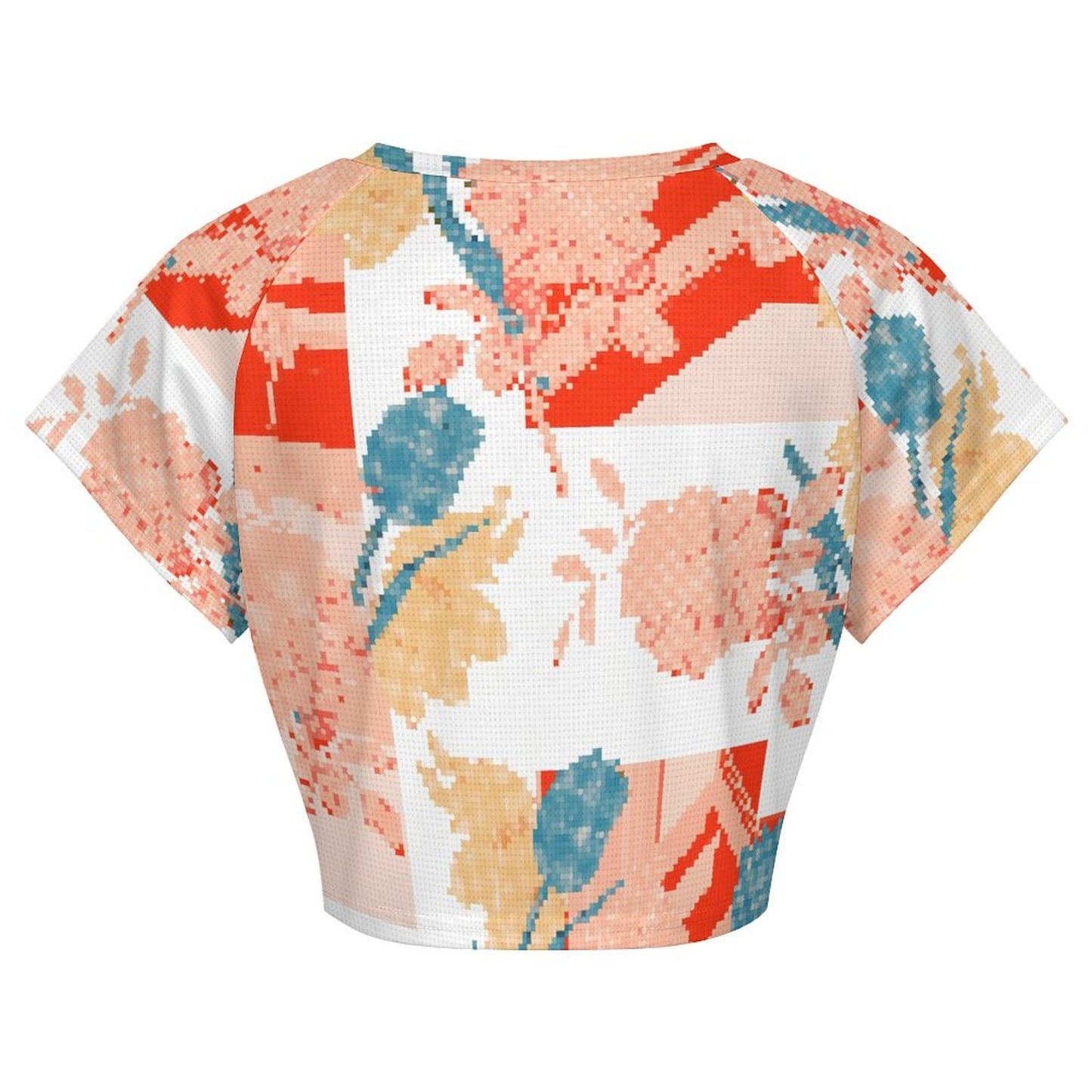 Custom Crop Top for Teen Girls | Personalized Raglan T-Shirt