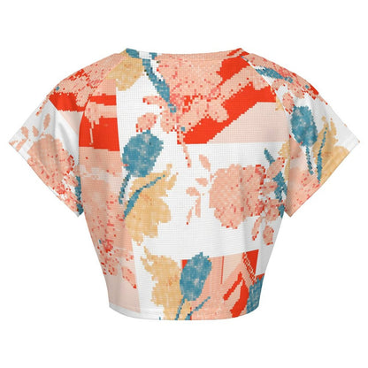 Custom Crop Top for Teen Girls | Personalized Raglan T-Shirt