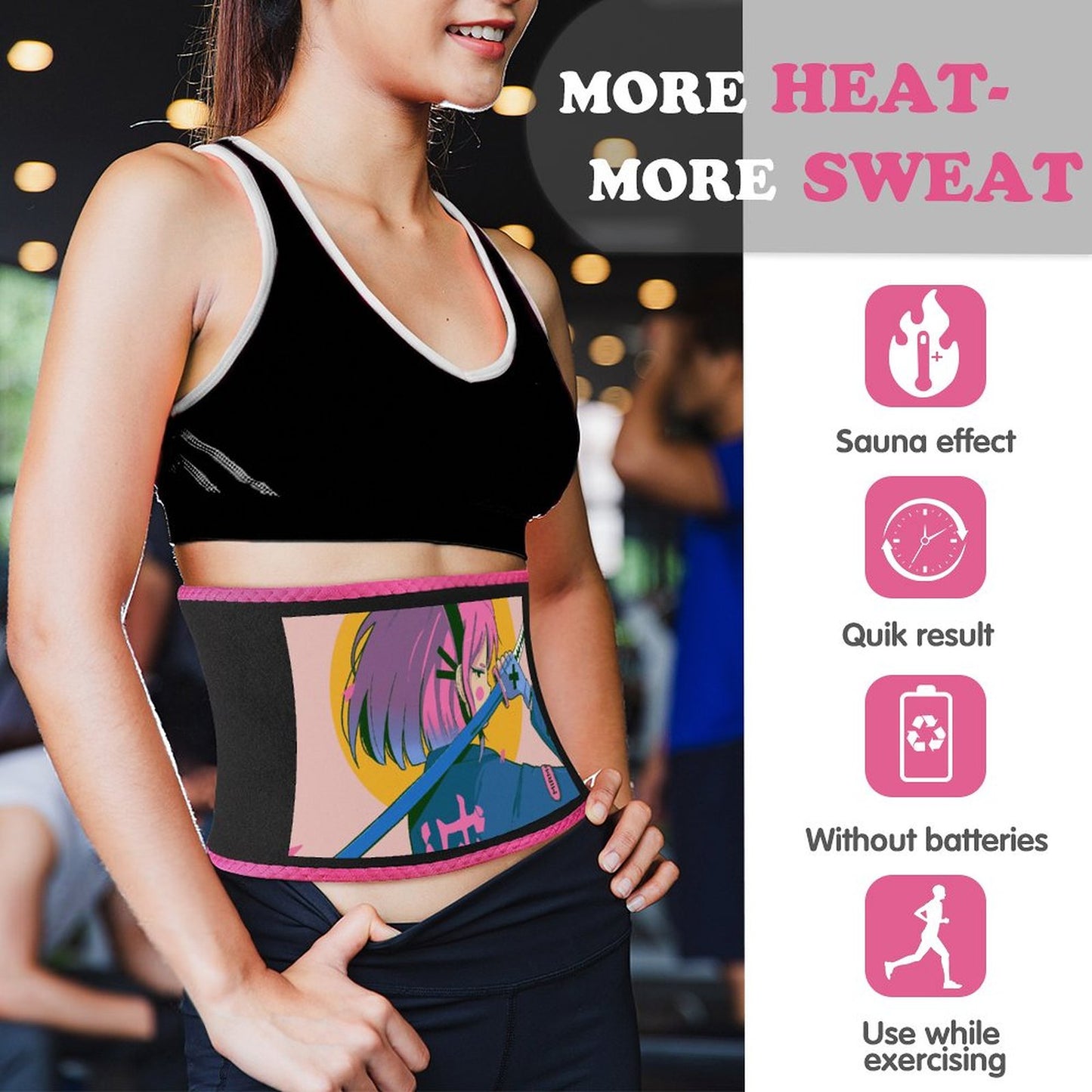 Waist Trimmer Belt Workout Shaper | Custom Neoprene Core Support