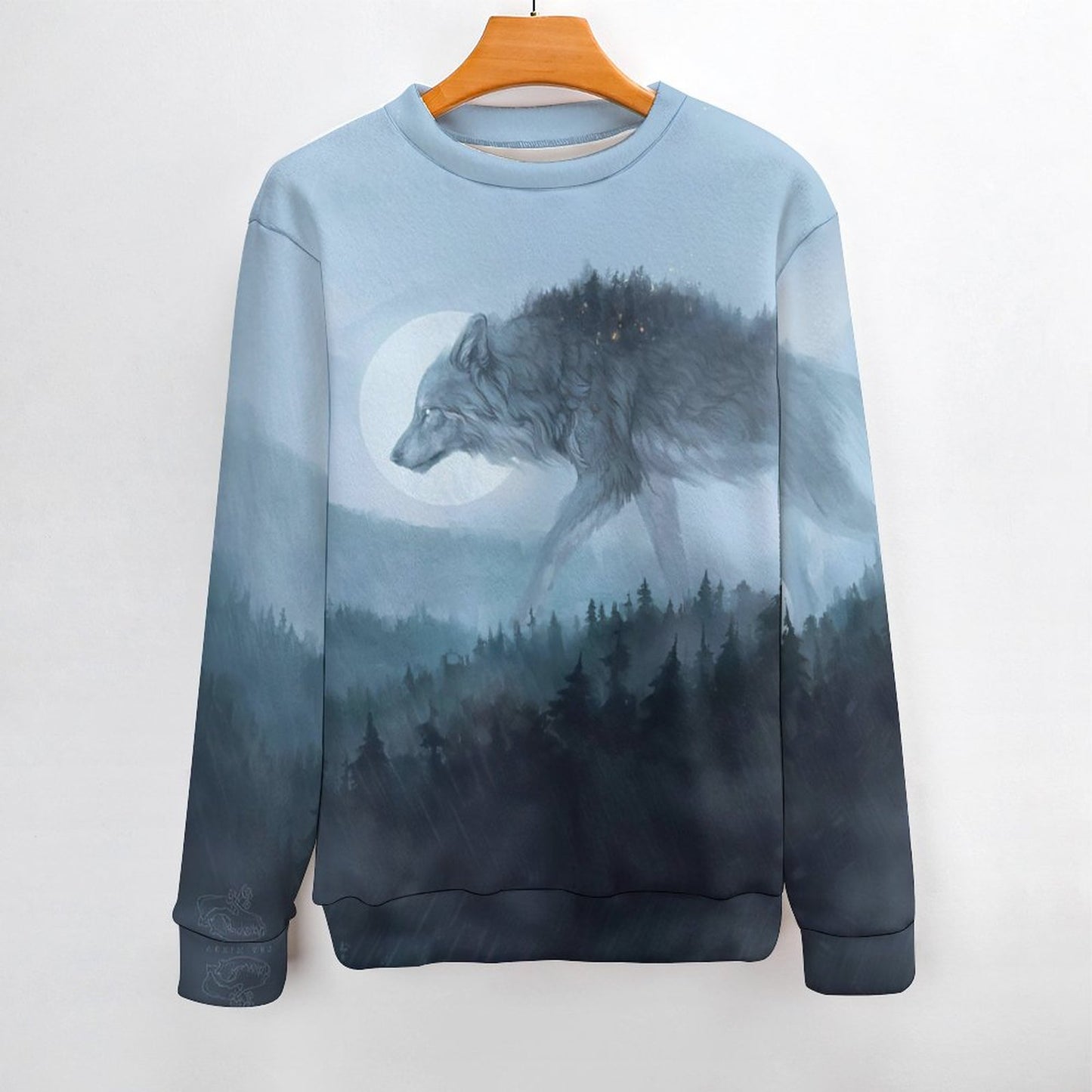 Custom Men's Crewneck Pullover | Lightweight Poly-Knit Sweater