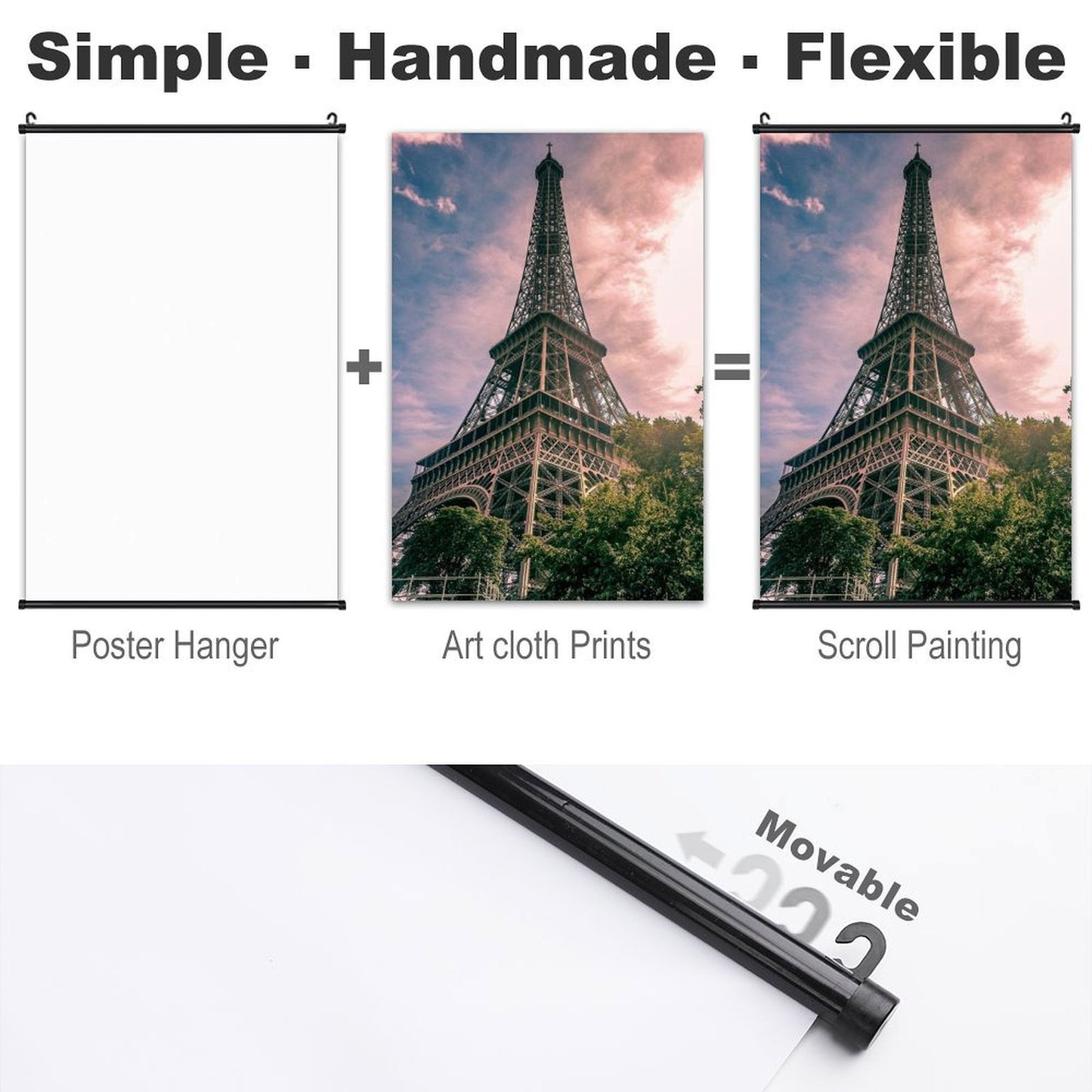 Custom Canvas Hanging Poster | Turn Your Photo into a Wall Scroll