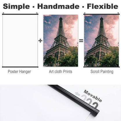 Custom Canvas Hanging Poster | Turn Your Photo into a Wall Scroll