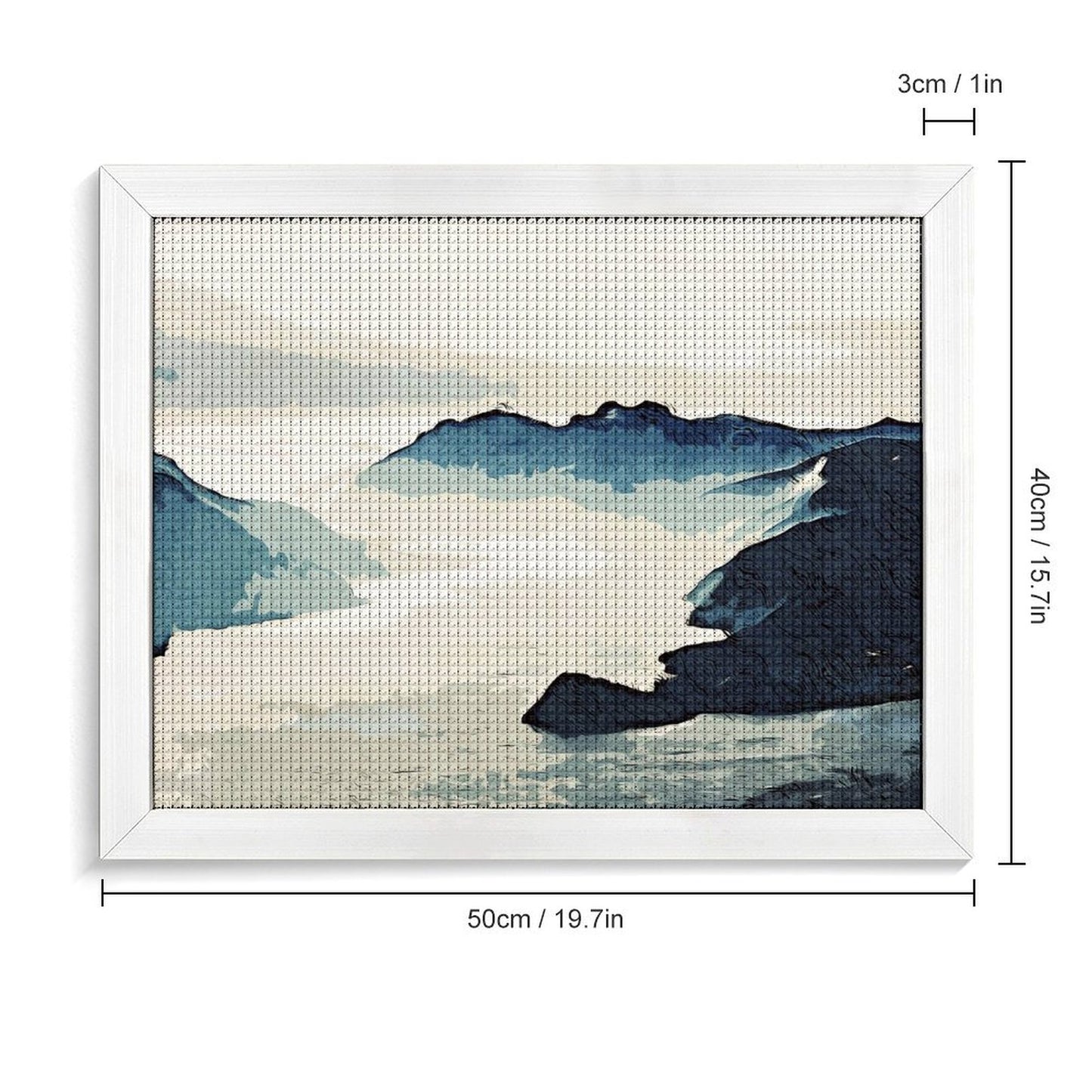 Custom Framed Diamond Painting | Square Drill Kit from Your Photo