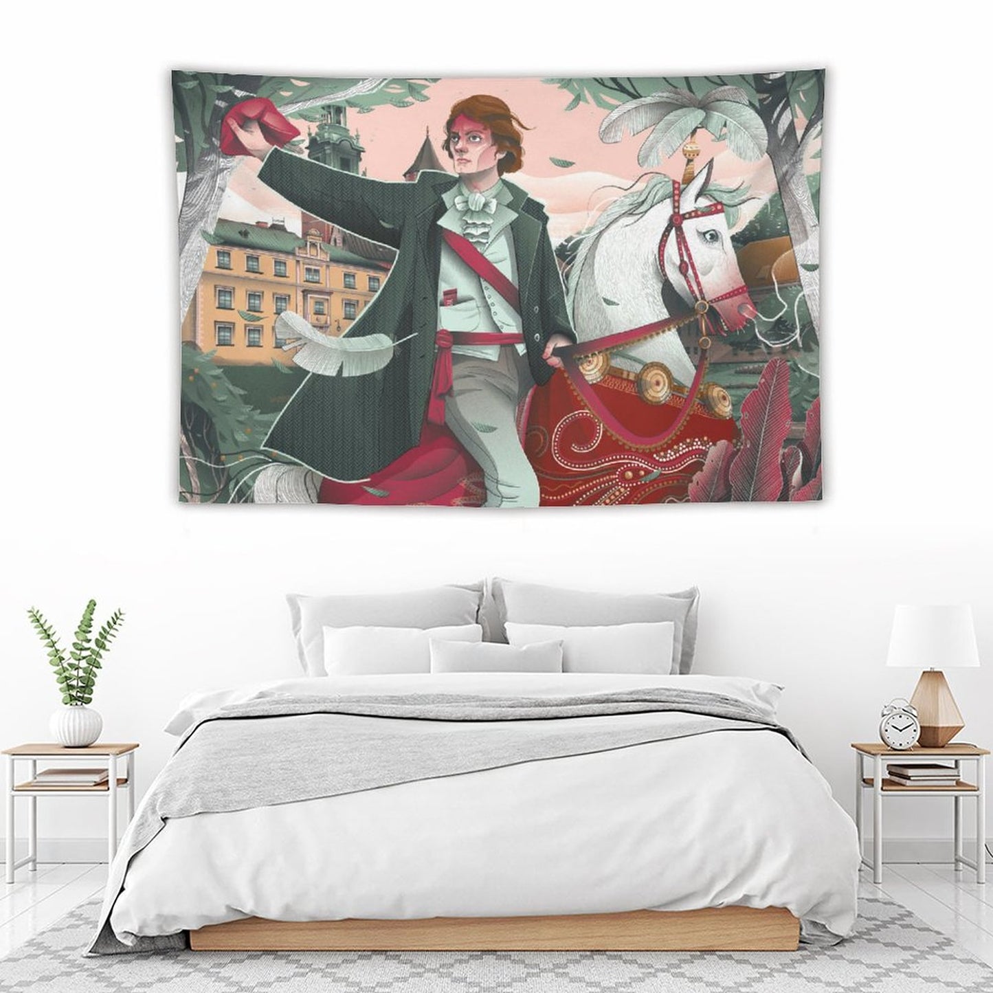 Custom Wall Tapestry: Personalized Aesthetic Room Decor & Backdrop