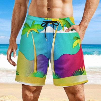 Custom Sport Beach Pants | Personalized Mesh & Milk Silk Shorts