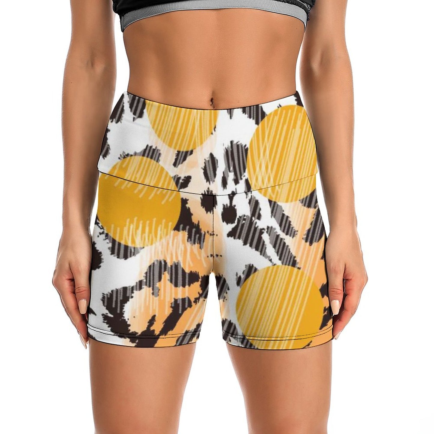 Custom High Waist Yoga Shorts | Squat Proof & Tummy Control