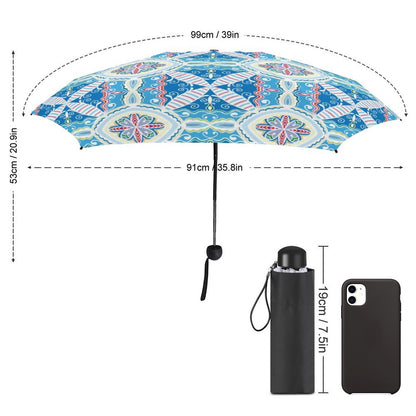 Design a Custom Pocket Umbrella | Ultra-Compact 5-Fold Design