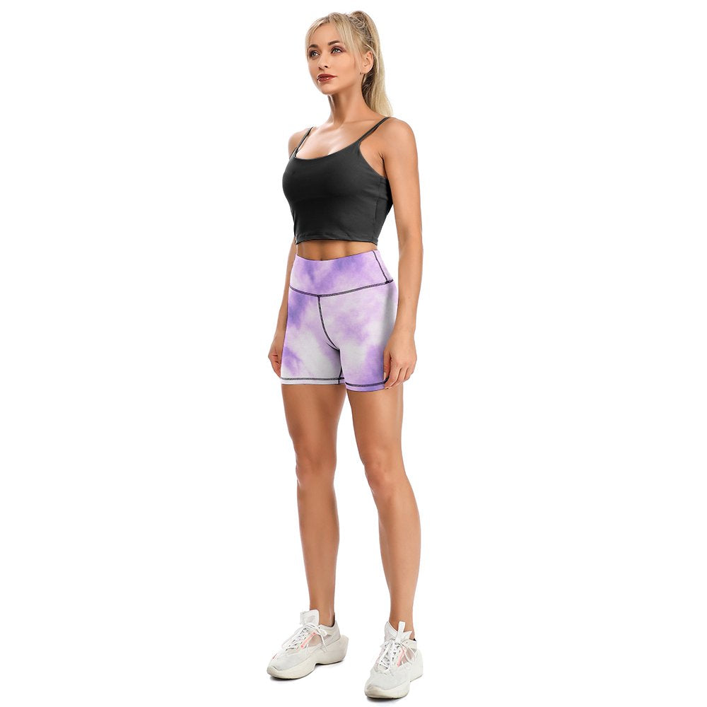 Custom High-Waist Yoga Shorts | Personalized Buttery-Soft Printed Lounge Shorts