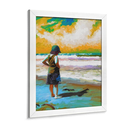 Custom Framed Diamond Painting | Square Drill Portrait Kit
