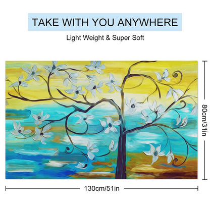 Custom Adult Beach Towel 130x80cm | Personalized Quick-Dry Fleece