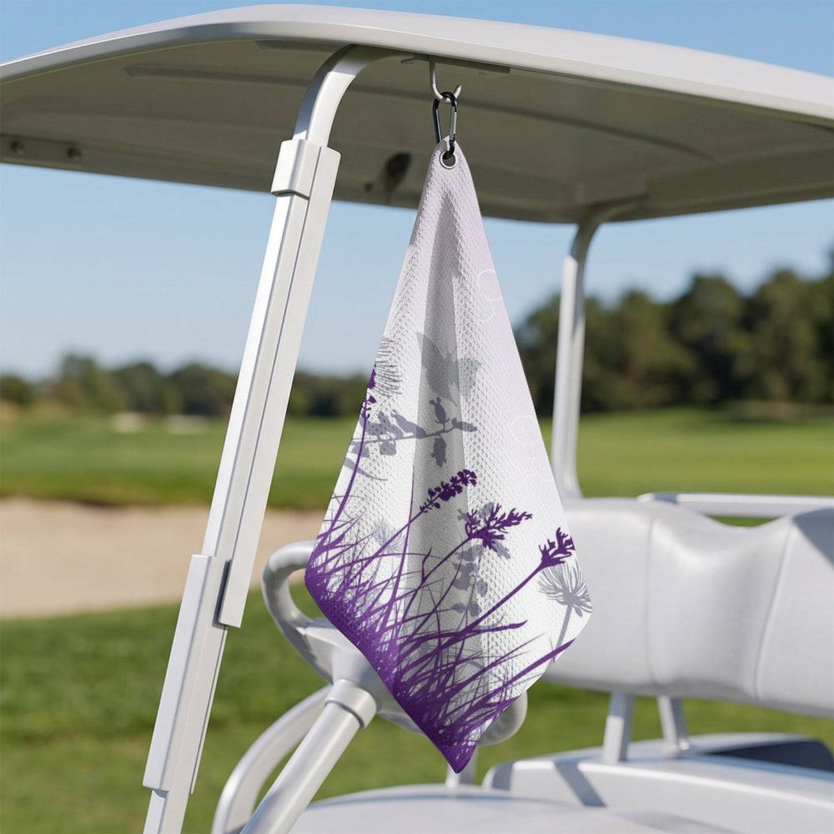 Golf Towel with Hook - Quick Dry Clip-On Towel for Golf, Gym, and Travel