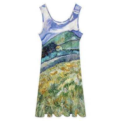 Custom Photo Maxi Dress | Personalized Sleeveless Gown Gift for Her