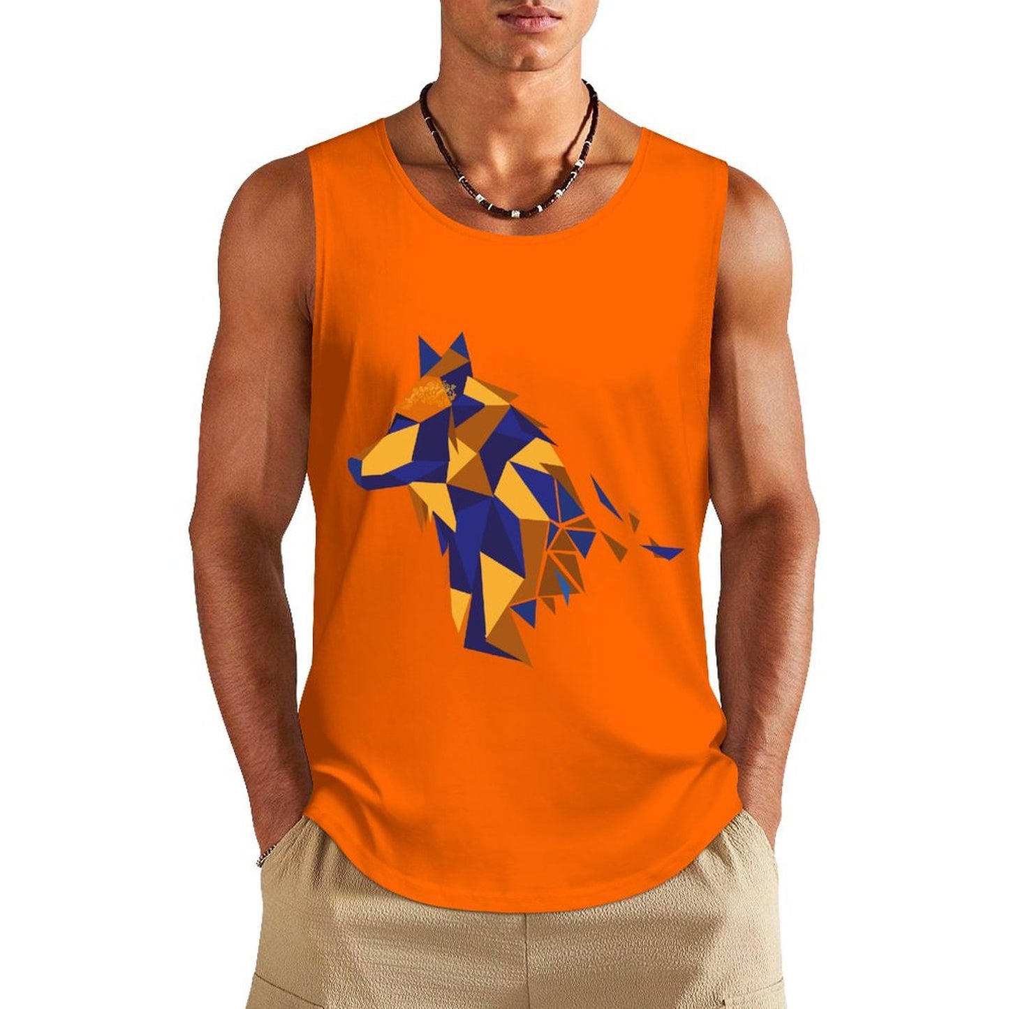 Custom Cotton Vest | Personalized Heat Press Tank Top (Multi-Color)
