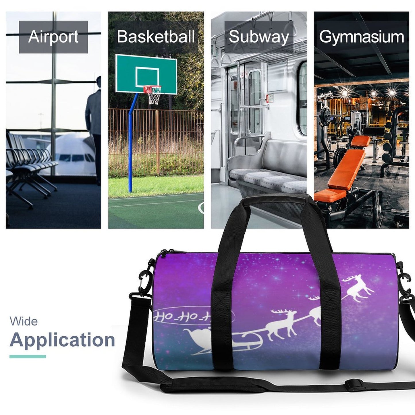Custom Gym Duffel Bag with Wet/Dry Pocket | Your Design