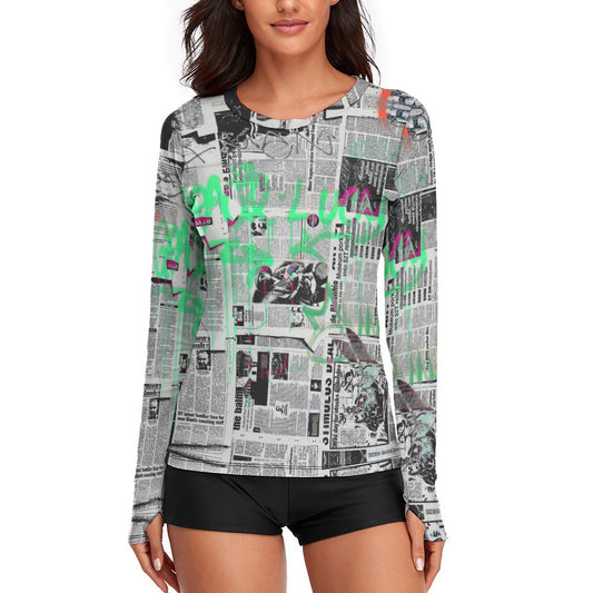 Custom Long Sleeve Sun Protection Shirt for Women with Quick-Dry Fabric