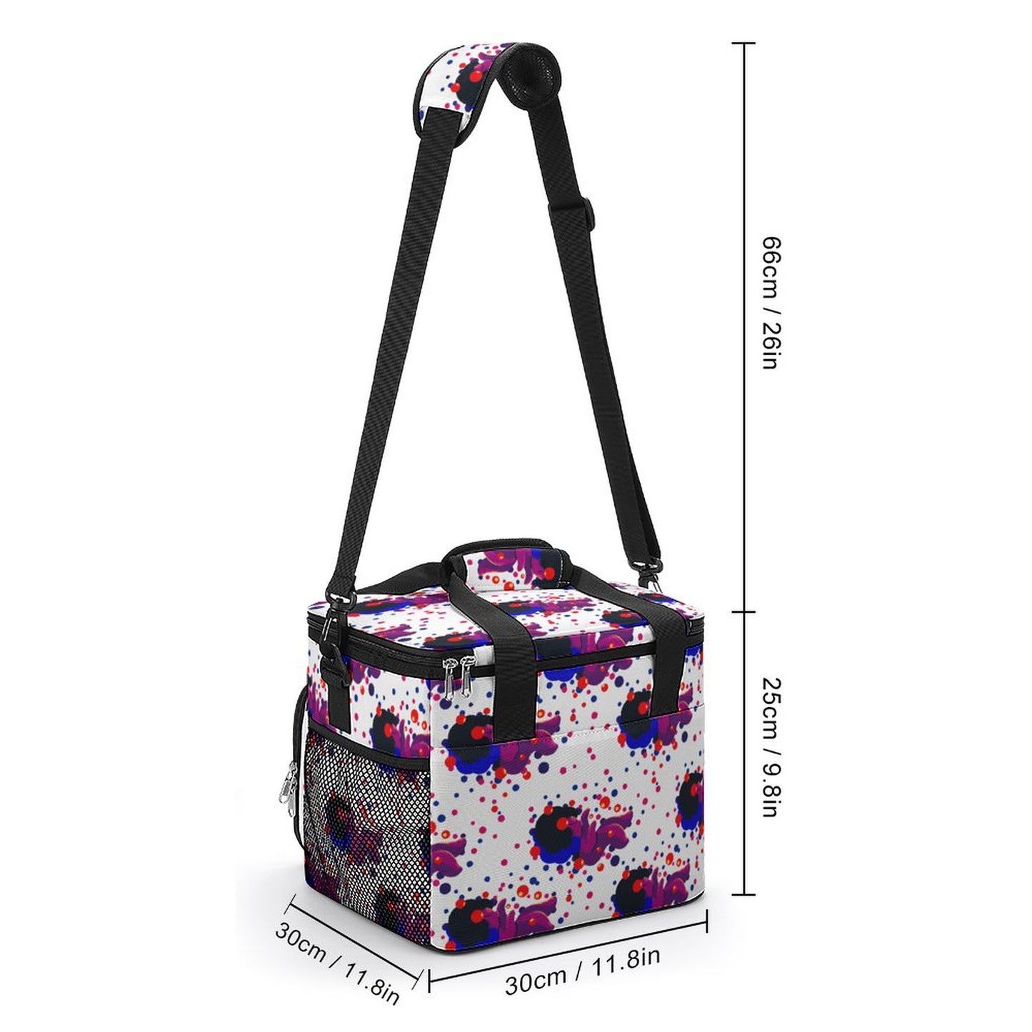 Custom Large Insulated Cooler Tote: 22L Camping Picnic Bag