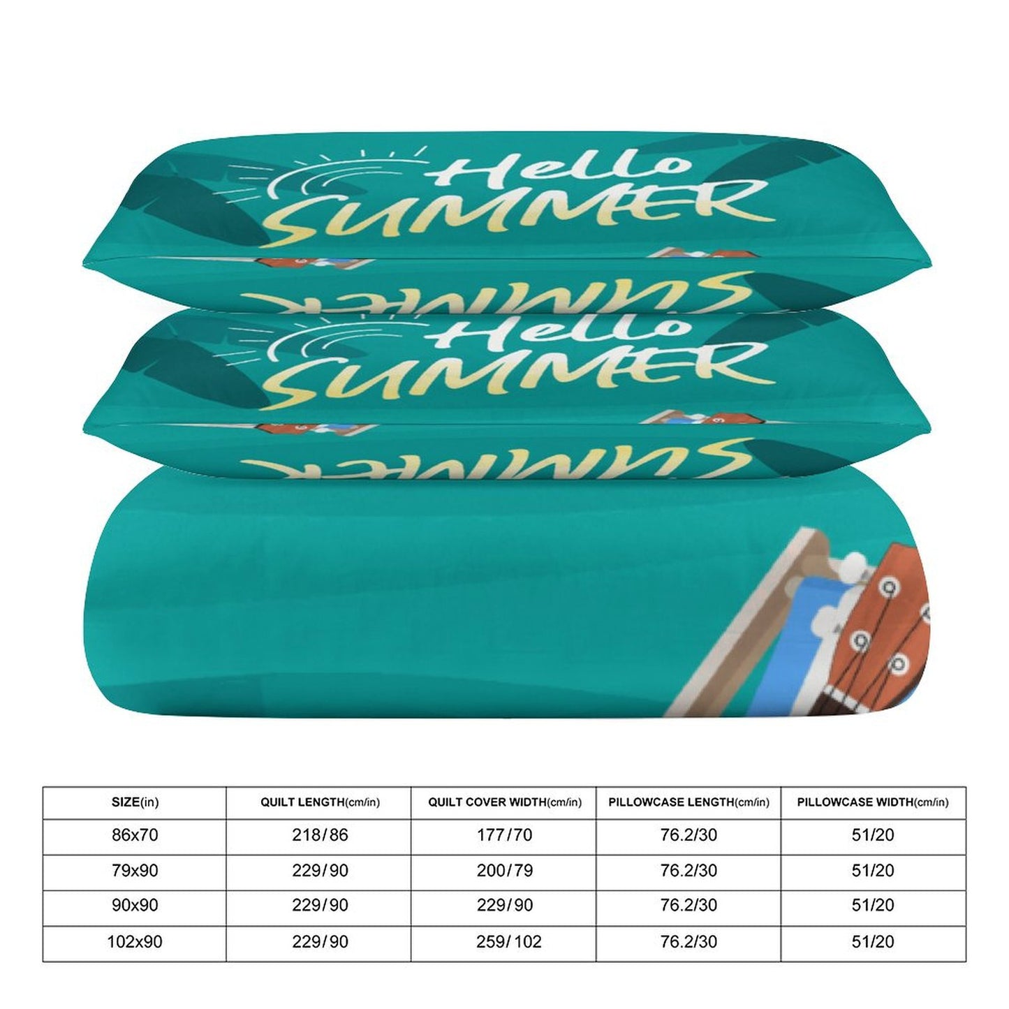 Custom Thickened Bedding Set | 105g Brushed Microfiber Duvet Kit