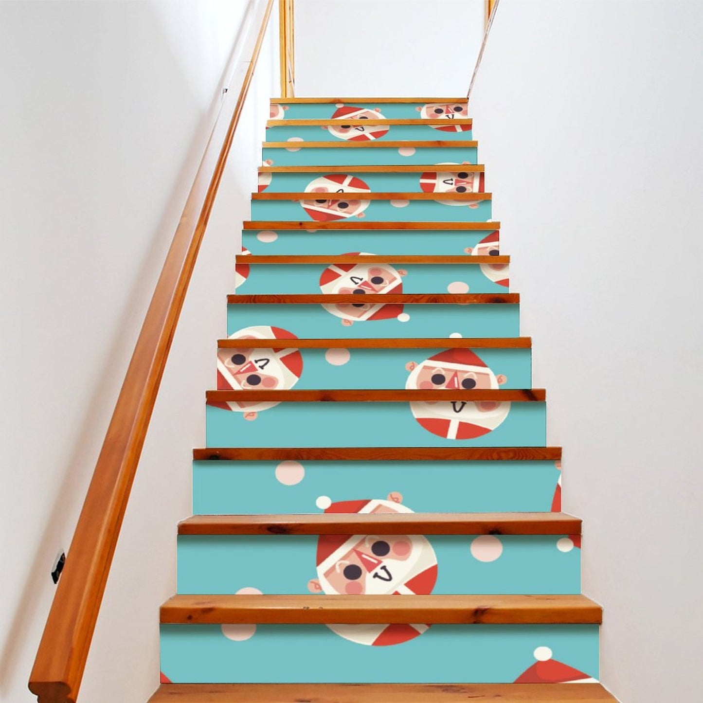 Custom Peel and Stick Stair Risers: Removable Art for Your Home