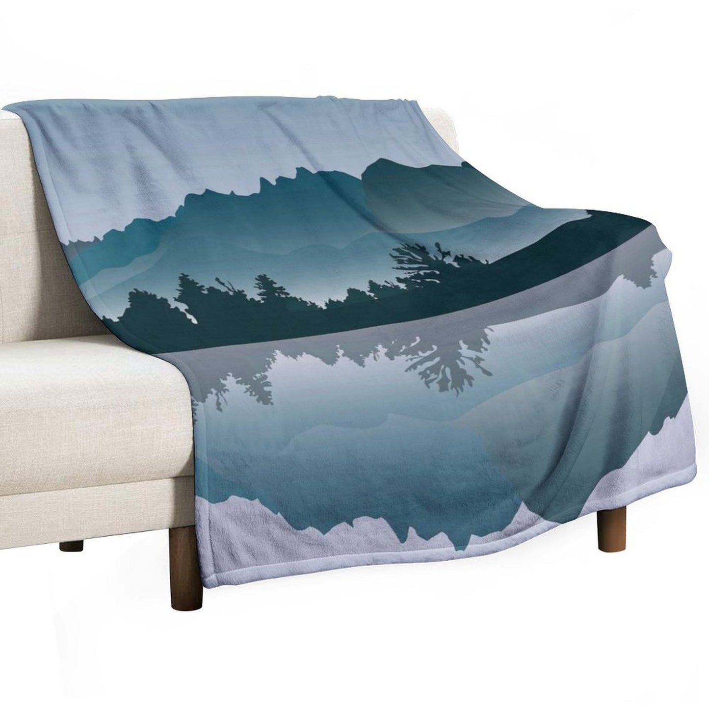 Custom Lightweight Blanket | Personalized Photo Throw for Travel & Dorm