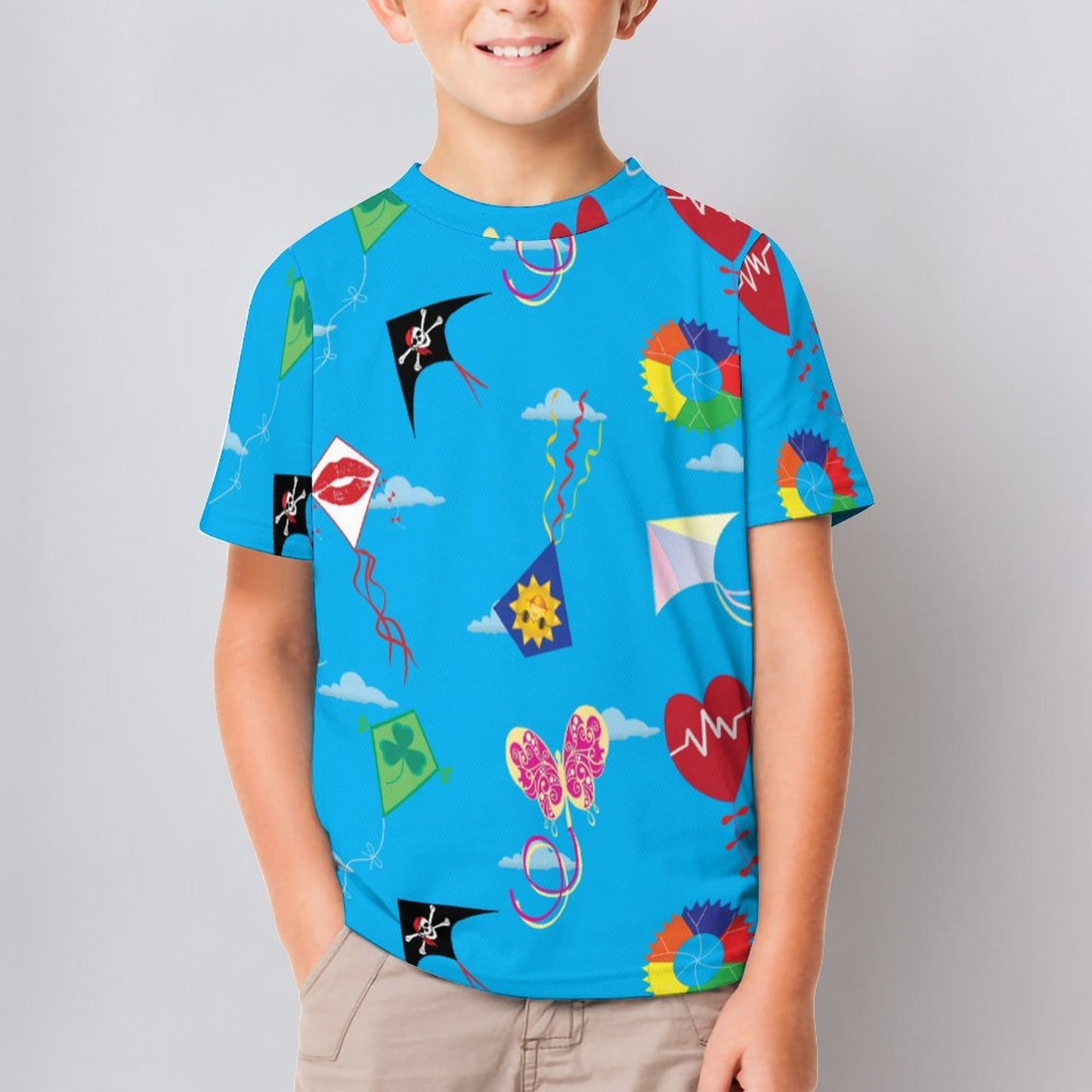 Custom All-Over Print Kids T-Shirt | Durable & Breathable Play Tee