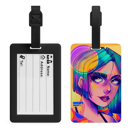 Custom TPU Luggage Tags | Personalized Travel Bag ID Label