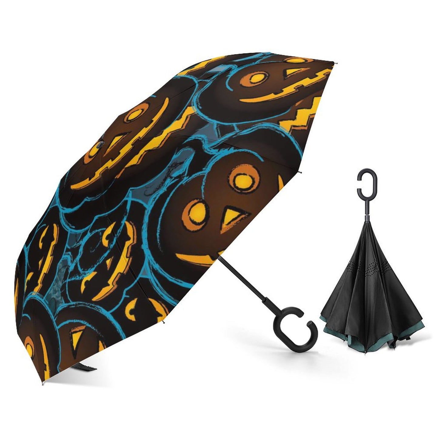 The Drip-Free Custom Reverse Umbrella | Windproof & Your Design