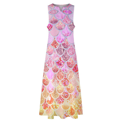 Custom Sleeveless Slim-Fit Maxi Dress | Elongating Column Gown