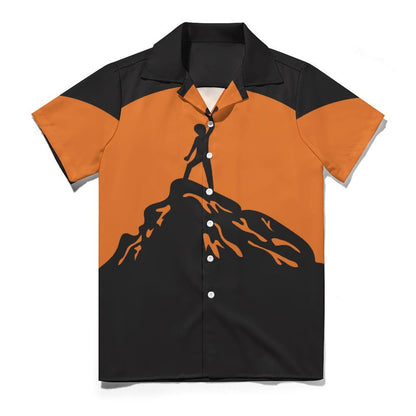 Custom Cuban Collar Shirt | Personalized All-Over Print Camp Shirt