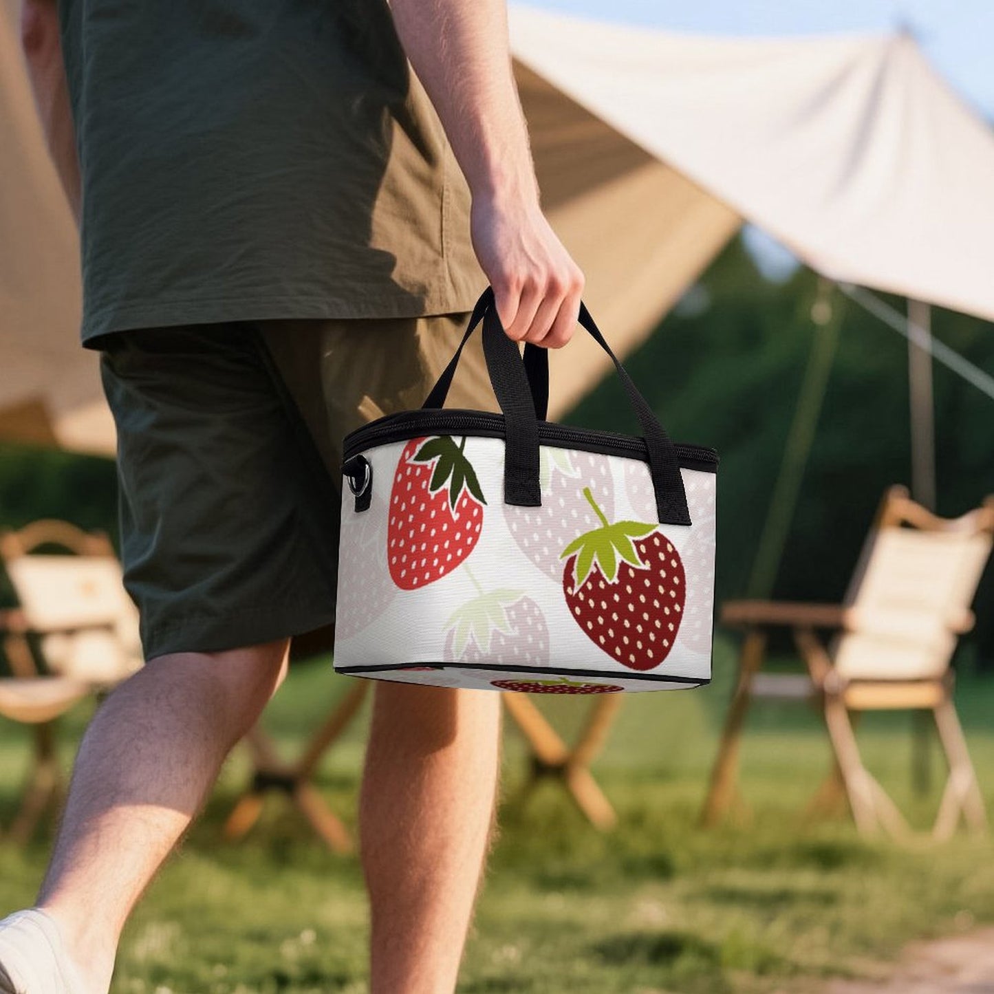 Custom Insulated Lunch Bag | Personalized Cooler Tote with Your Photo