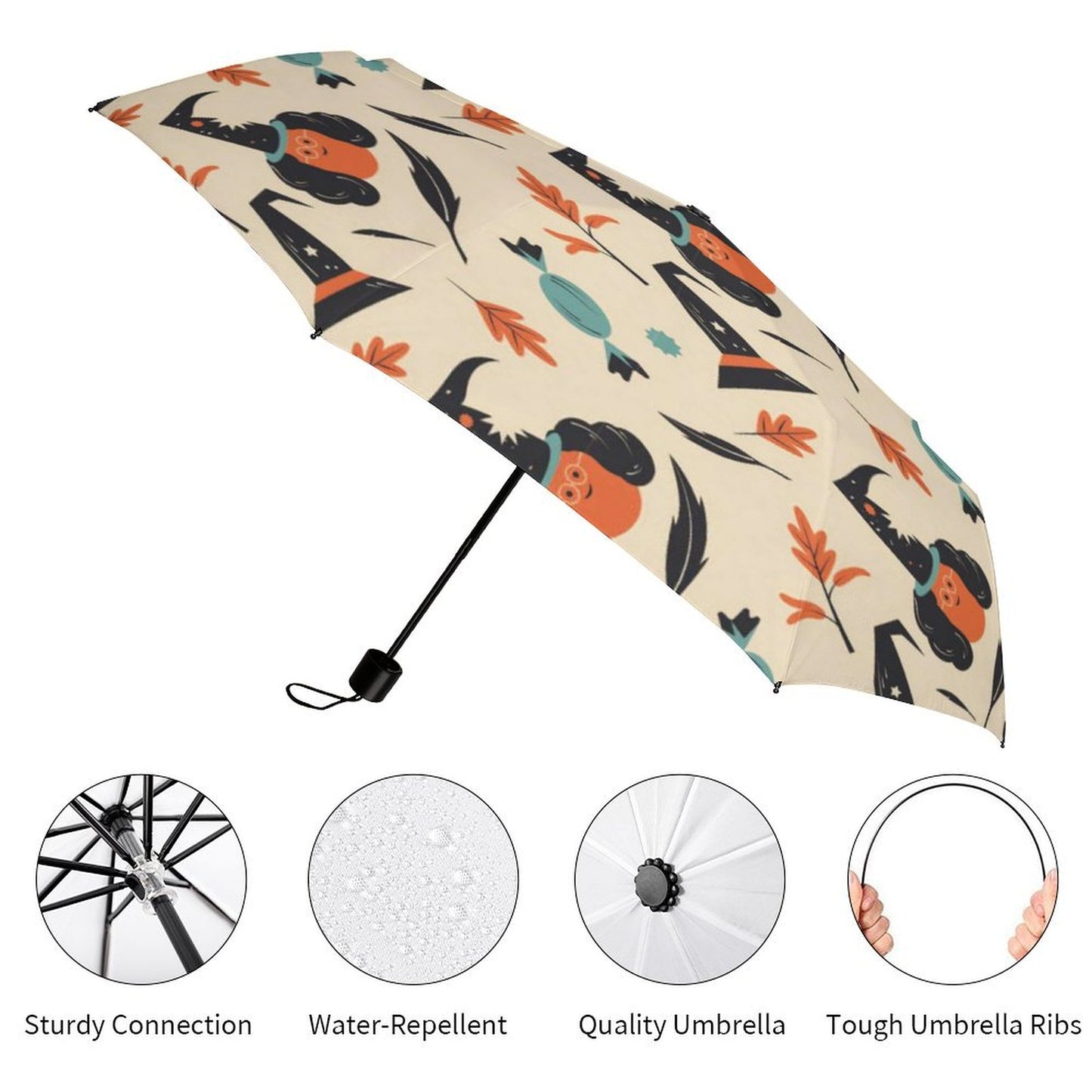 Design Your Custom Compact Umbrella | Windproof & Water-Repellent