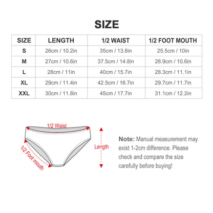 Custom Mid-Rise Panties for Her | Personalized Photo Briefs Gift