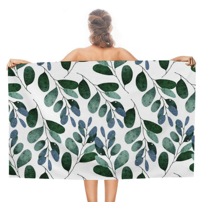Custom Sand-Free Quick Dry Beach Towel: Microfiber Travel Bath Sheet