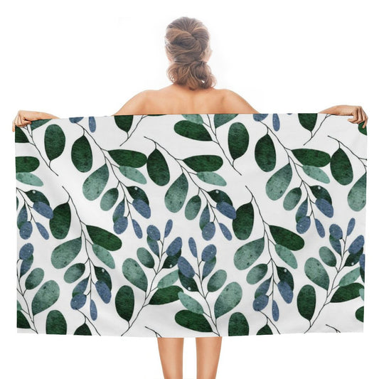 Custom Sand-Free Quick Dry Beach Towel: Microfiber Travel Bath Sheet