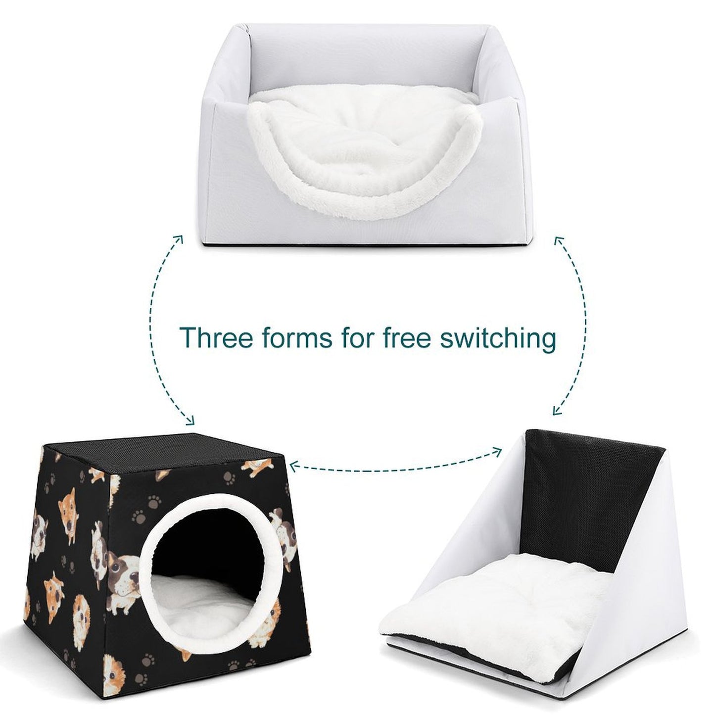 Custom Pet Bed | Personalized Cat & Small Dog Cave Bed