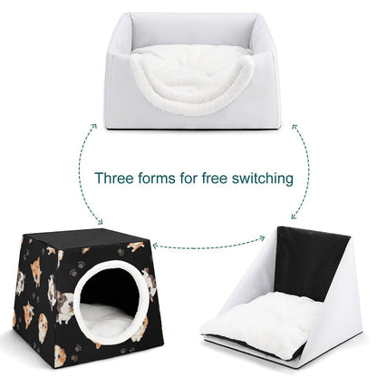 Custom Pet Bed | Personalized Cat & Small Dog Cave Bed