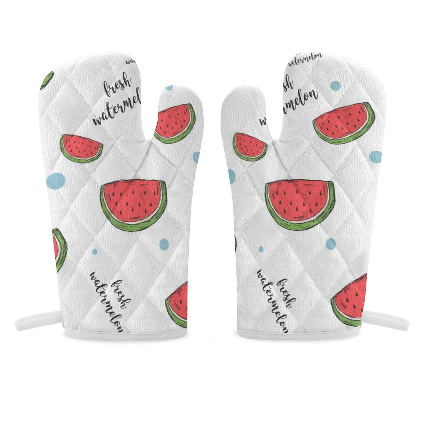 Personalized Heat Resistant Oven Mitts | Custom Extra-Long BBQ & Baking Gloves