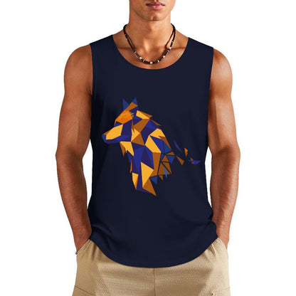 Custom Cotton Vest | Personalized Heat Press Tank Top (Multi-Color)