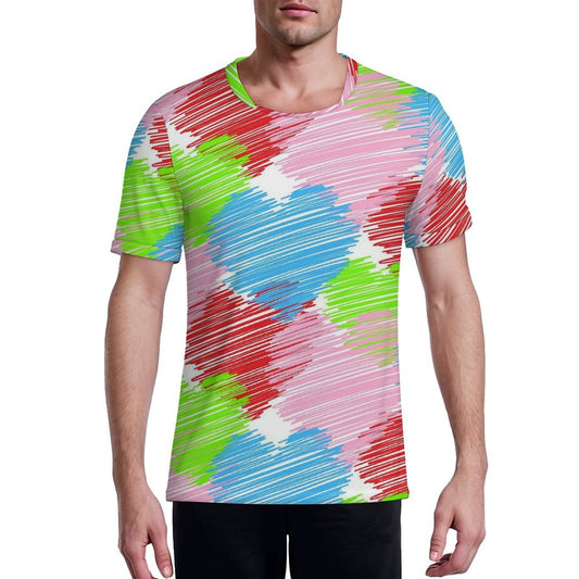 Custom Men's UPF 50+ Cooling Jersey | Personalized U-Neck T-Shirt