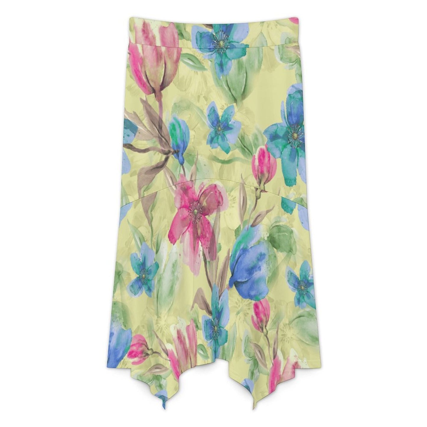 Bell-shaped Hemmed Skirt 1 (177)