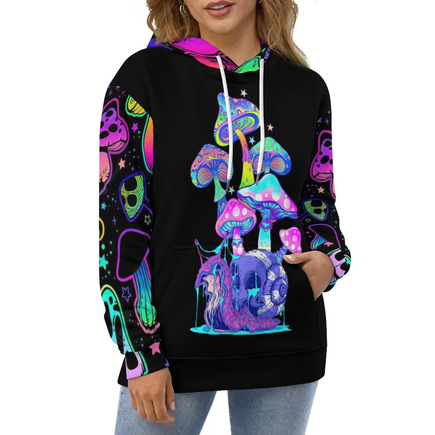 Custom All-Over Print Hoodie | Design Your Own French Terry Sweatshirt