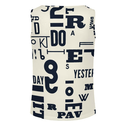 Custom Print Square Neck Button Tank Top for Women — S to 3XL