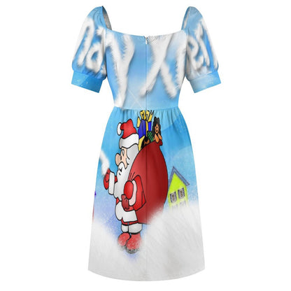 Custom Sweetheart Dress | Personalized Photo A-Line Mini Dress