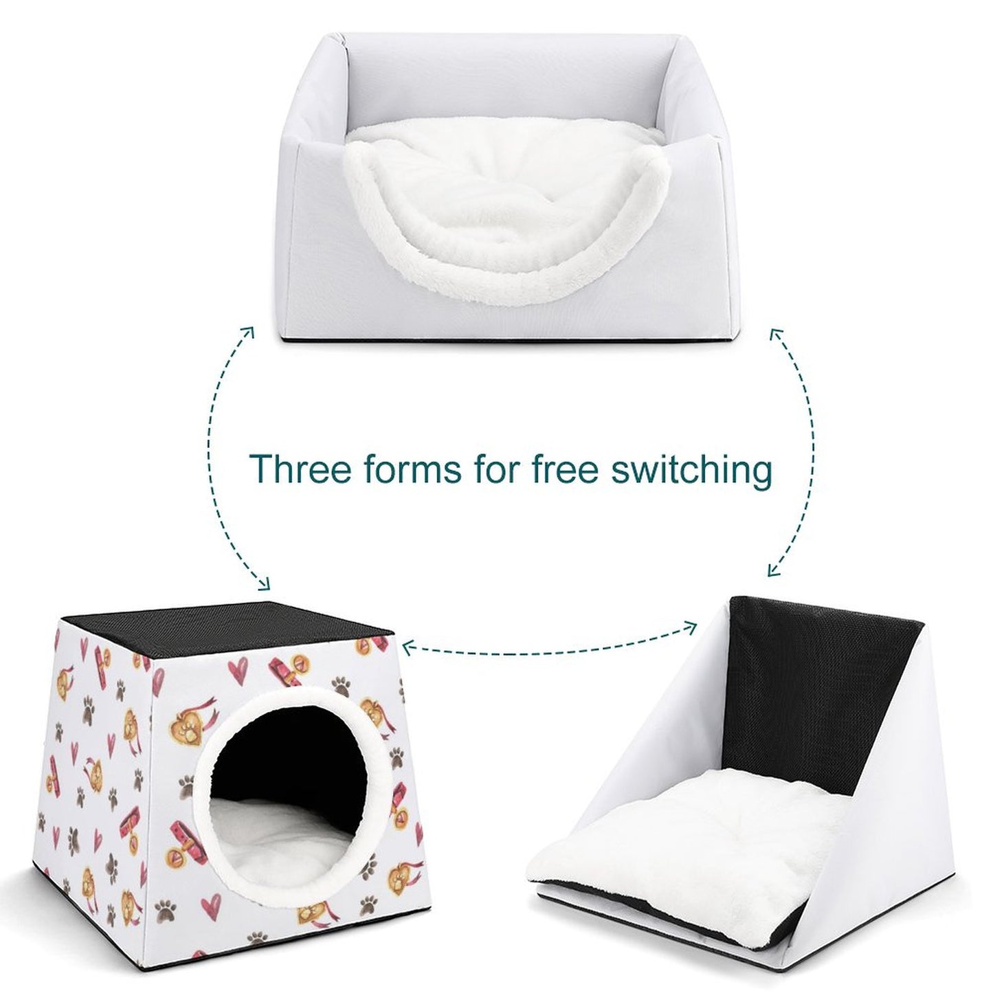 Custom Space Capsule Cat Bed | Personalized Enclosed Dog Cave