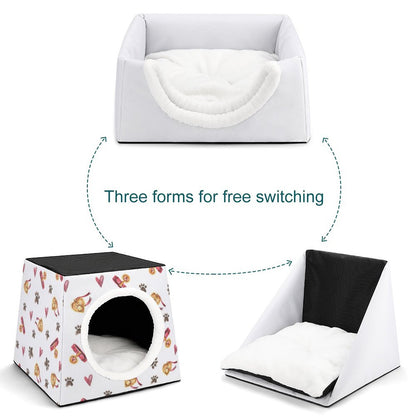 Custom Space Capsule Cat Bed | Personalized Enclosed Dog Cave