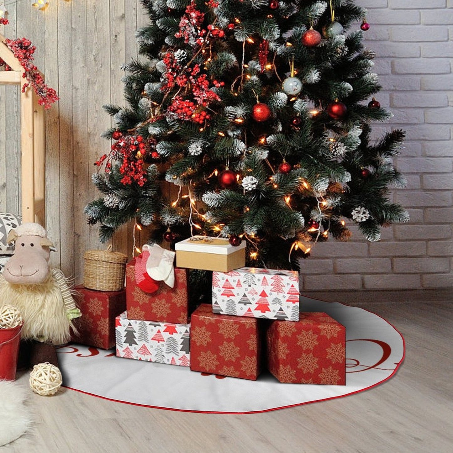 A Custom Christmas Tree Skirt | A New Look for Your Tree Each Year