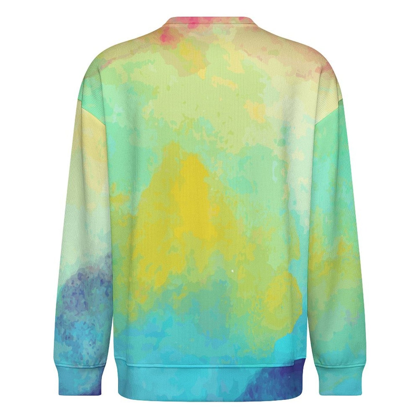Custom Men's Drop Shoulder Sweater | Personalized Crewneck Pullover