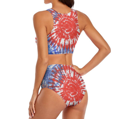 Custom High Waisted Bikini | Personalized Swimsuit for Women