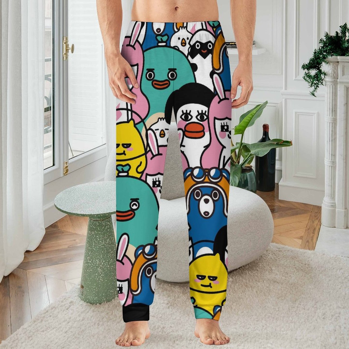 Custom Lounge Pants for Men | Personalized Photo Pajama Bottoms